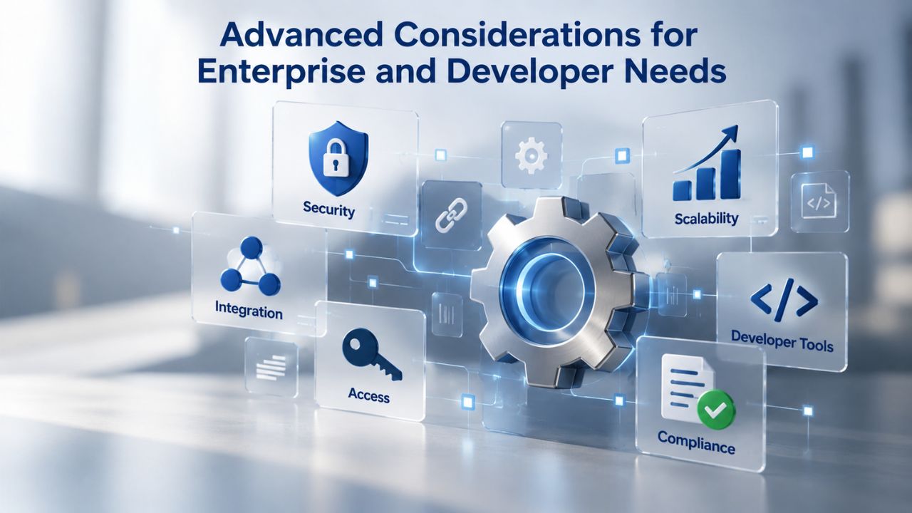 Advanced Considerations for Enterprise and Developer Needs 