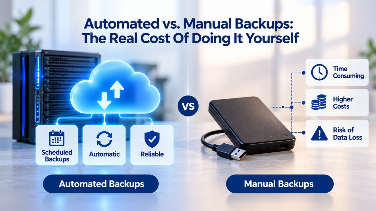 Automated vs. Manual Backups: The Real Cost of Doing It Yourself 
