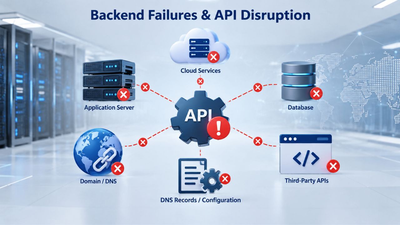 Backend Failures & API Disruption Backend Failures & API Disruption