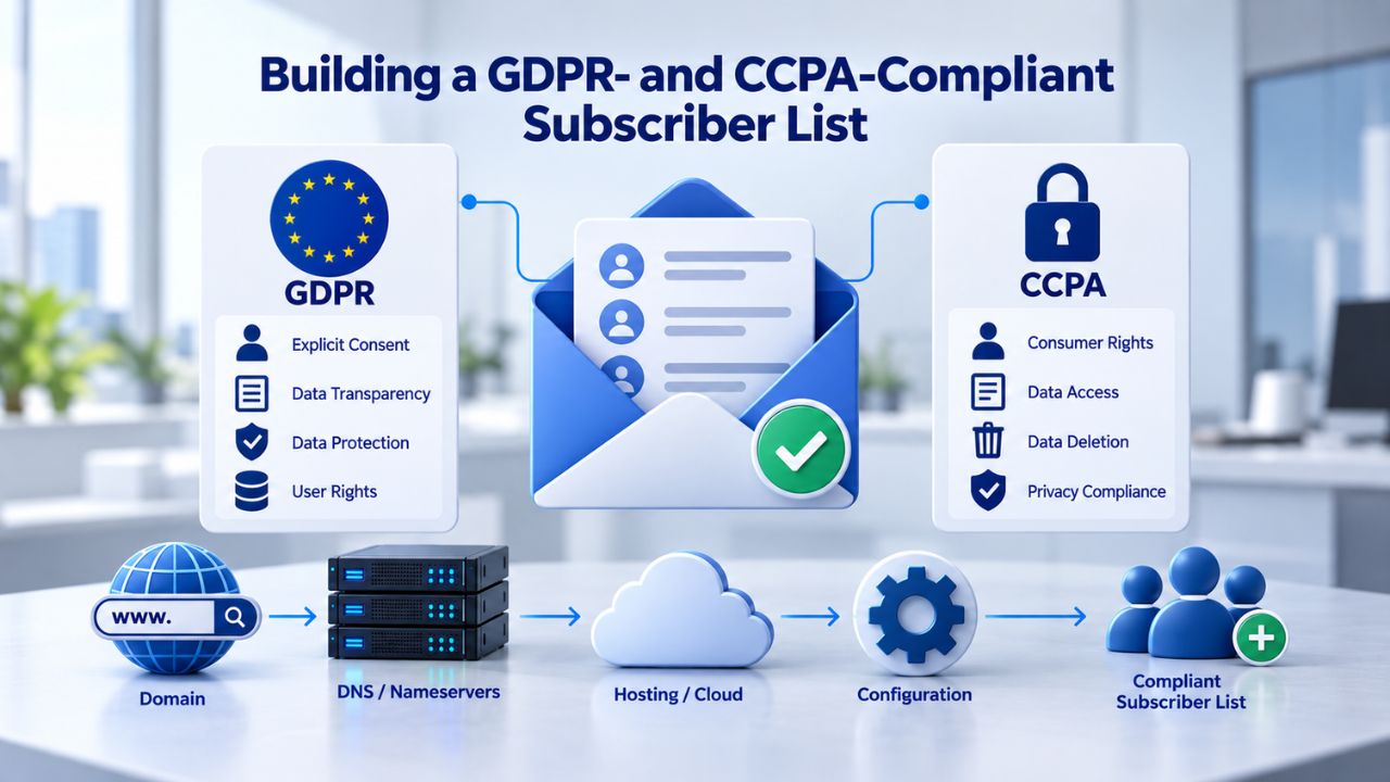 Building a GDPR- and CCPA-Compliant Subscriber List
Building a GDPR- and CCPA-Compliant Subscriber List