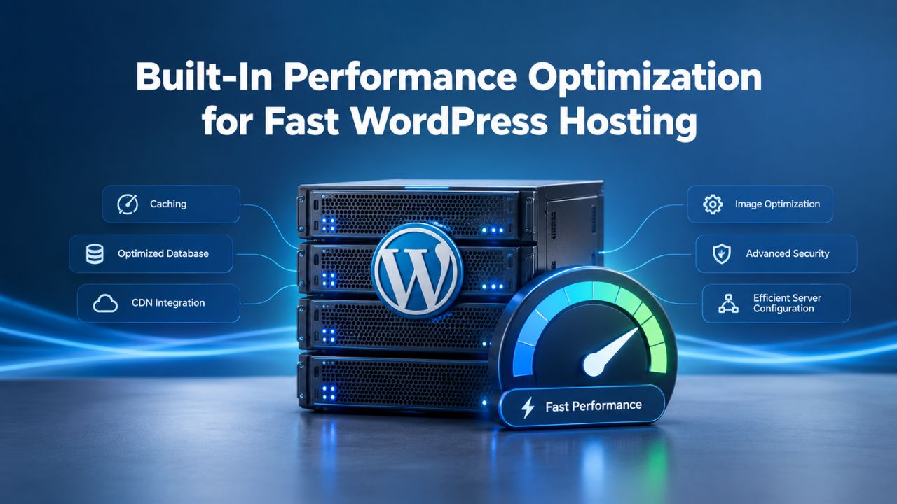  Built-In Performance Optimization for Fast WordPress Hosting