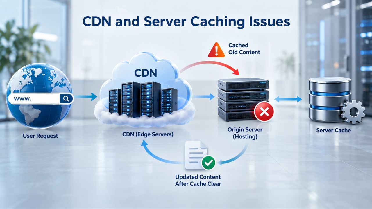 CDN and Server Caching Issues