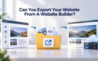 Can You Export Your Website From a Website Builder?