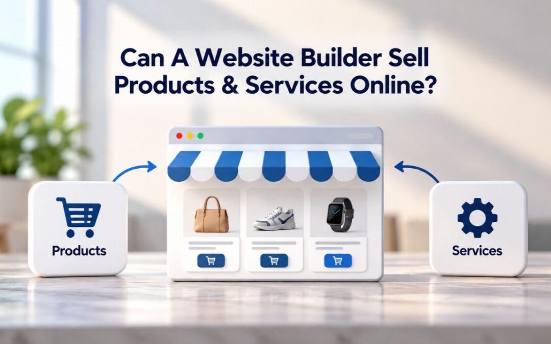 Can a Website Builder Sell Products and Services Online?