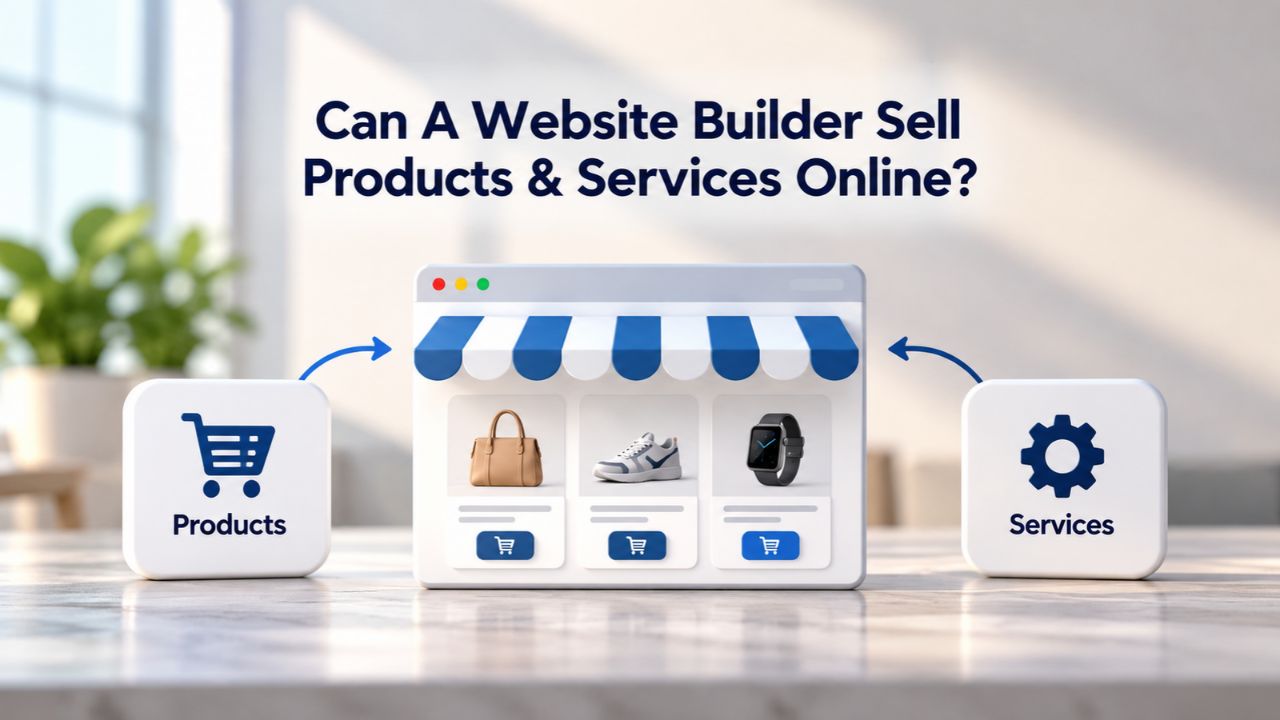 Can a Website Builder Sell Products and Services Online?