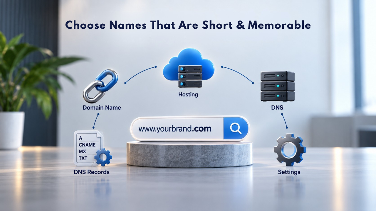 Choose Names That Are Short and Memorable Choose Names That Are Short and Memorable