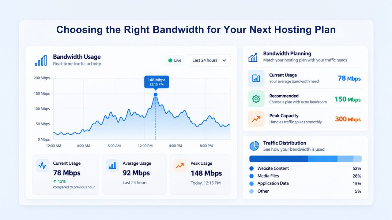 Choosing the Right Bandwidth for Your Next Hosting Plan Choosing the Right Bandwidth for Your Next Hosting Plan