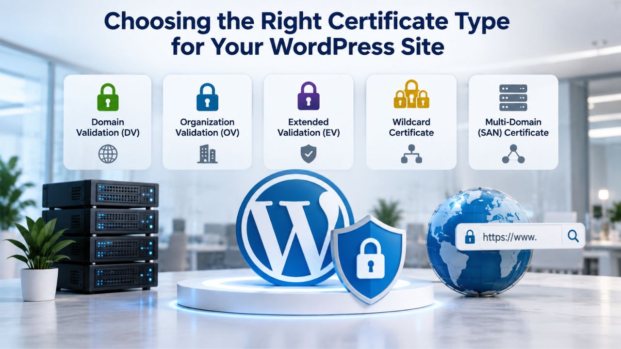 Choosing the Right Certificate Type for Your WordPress Site Choosing the Right Certificate Type for Your WordPress Site