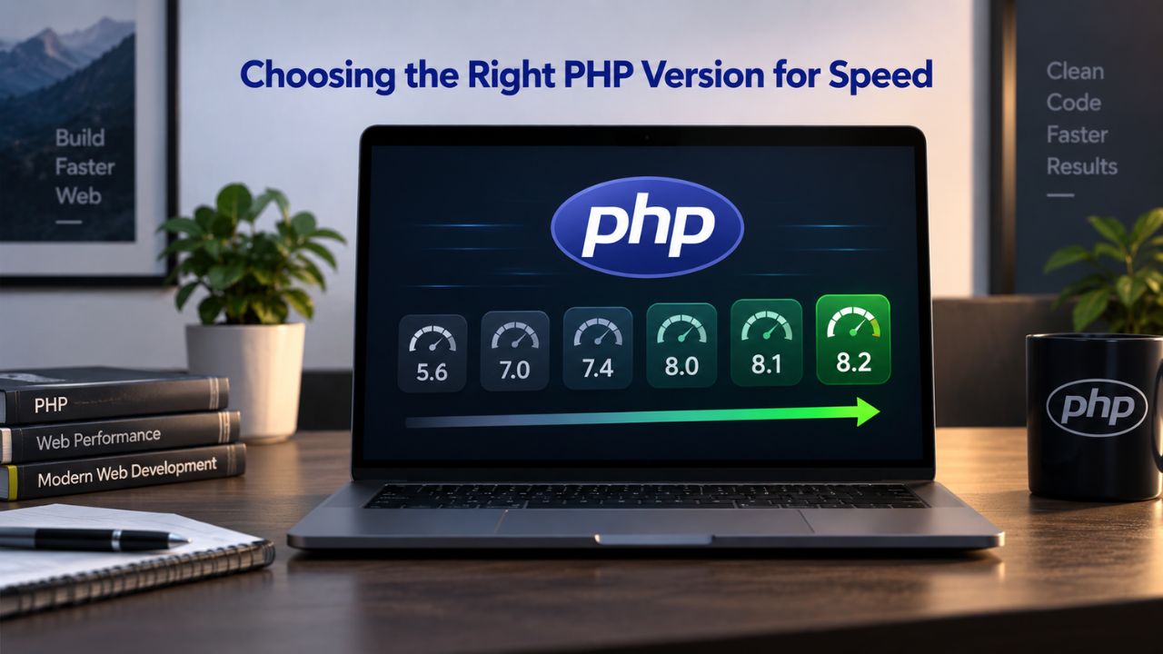 How to Speed Up a Slow WordPress Website Using Hosting Choosing the Right PHP Version for Speed