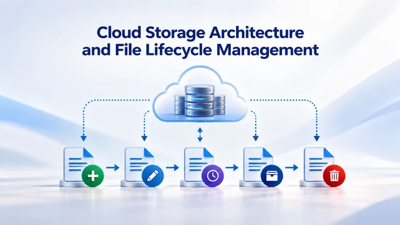 Cloud Storage Architecture and File Lifecycle Management