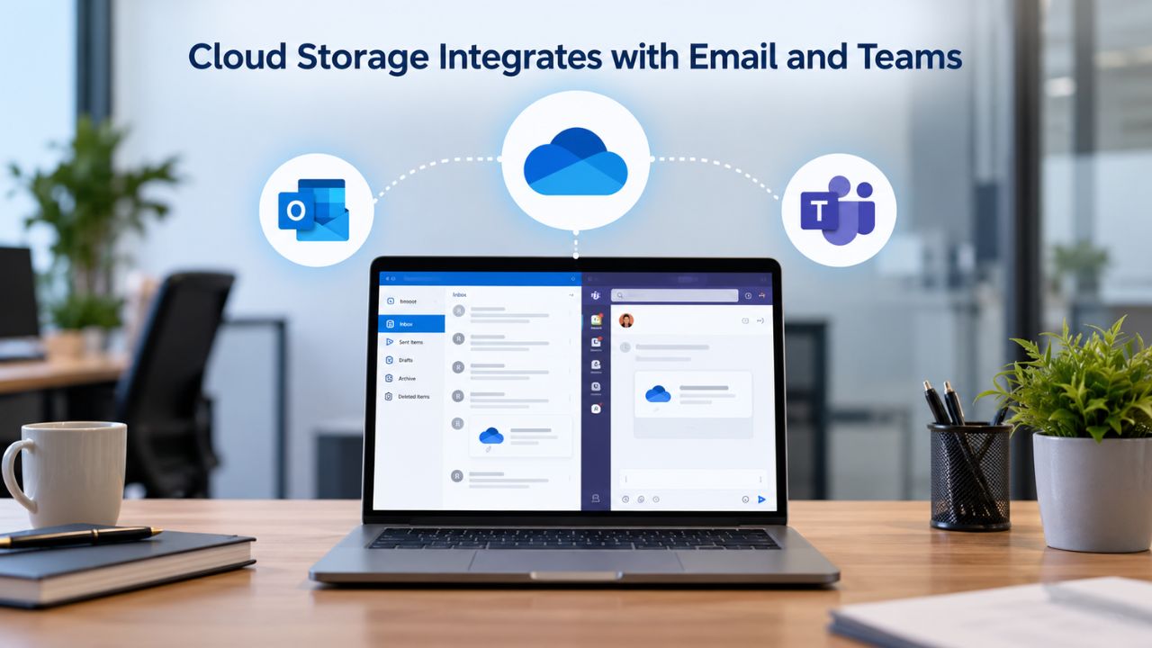 Cloud Storage Integrates with Email and Teams