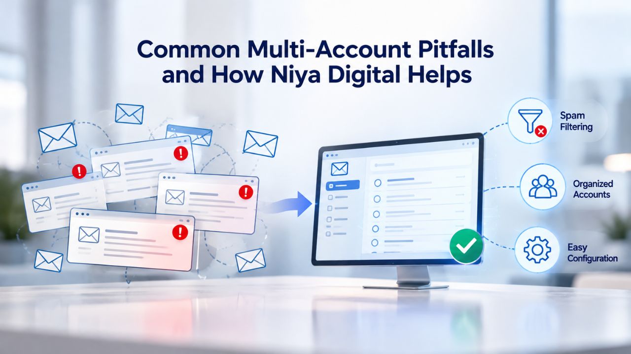 Common Multi-Account Pitfalls and How Niya Digital Helps 