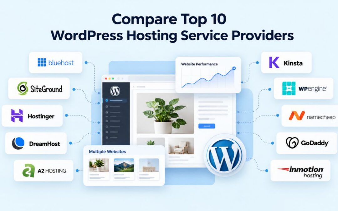 Compare Top 10 WordPress Hosting Service Providers