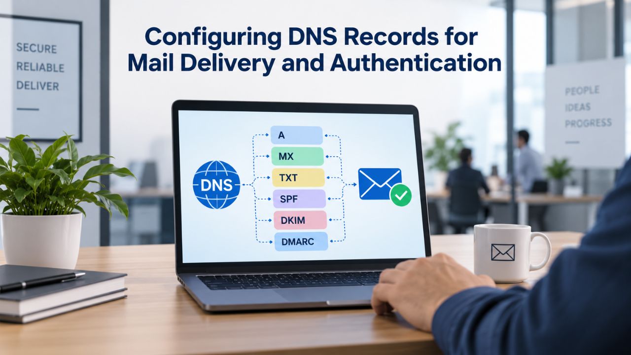 Configuring DNS Records for Mail Delivery and Authentication