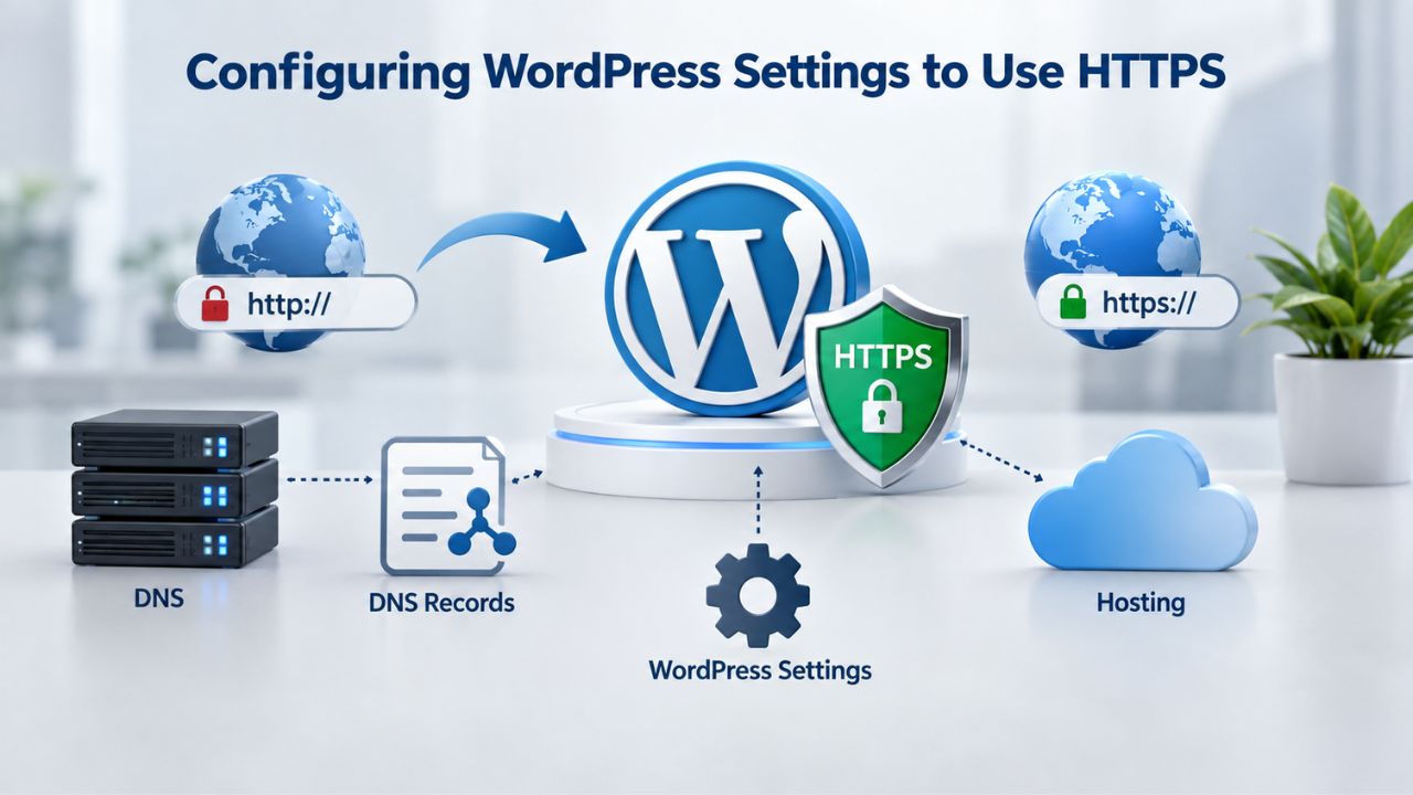 Configuring WordPress Settings to Use HTTPS Configuring WordPress Settings to Use HTTPS