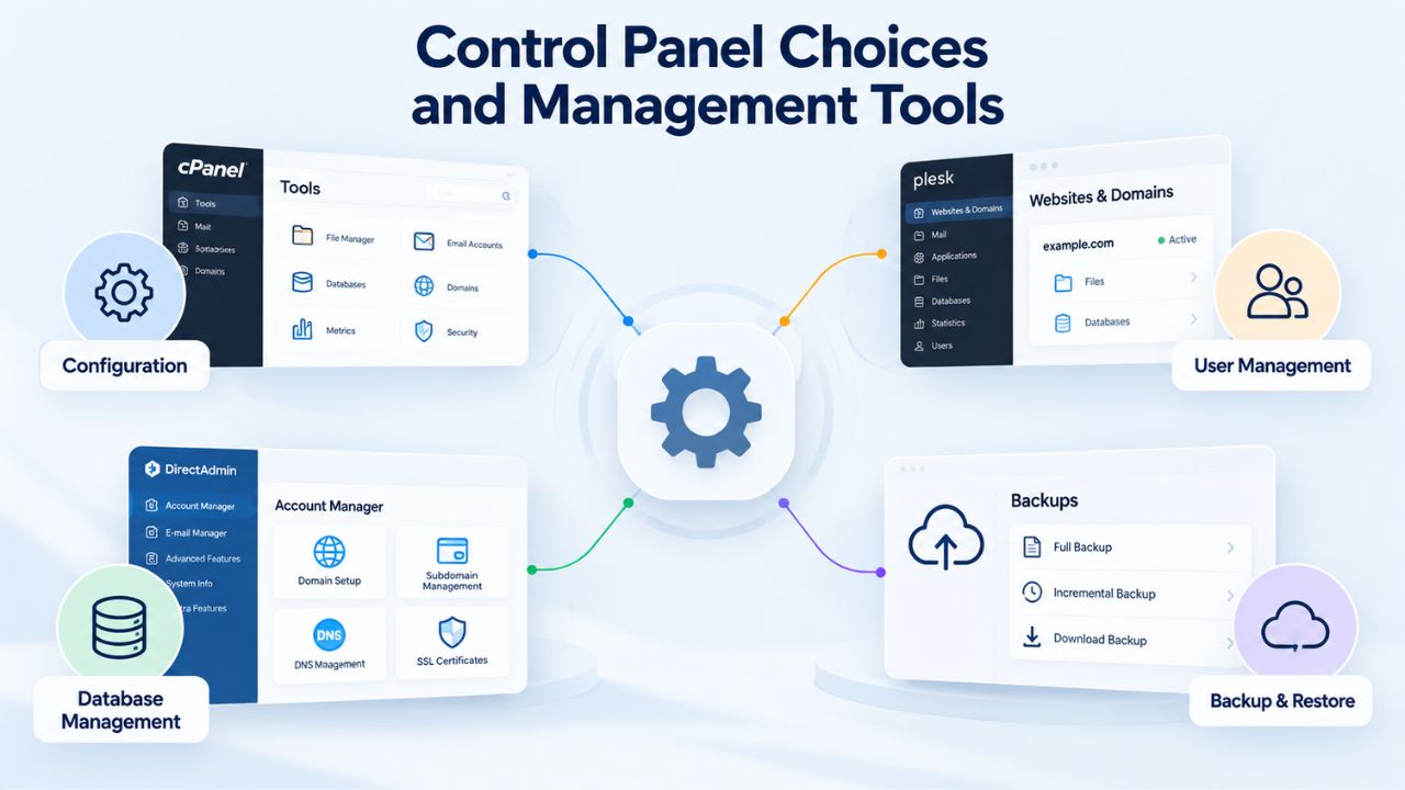 Control Panel Choices and Management Tools 