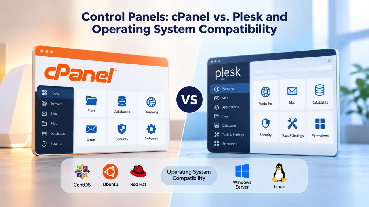Control Panels: cPanel vs. Plesk and Operating System Compatibility 