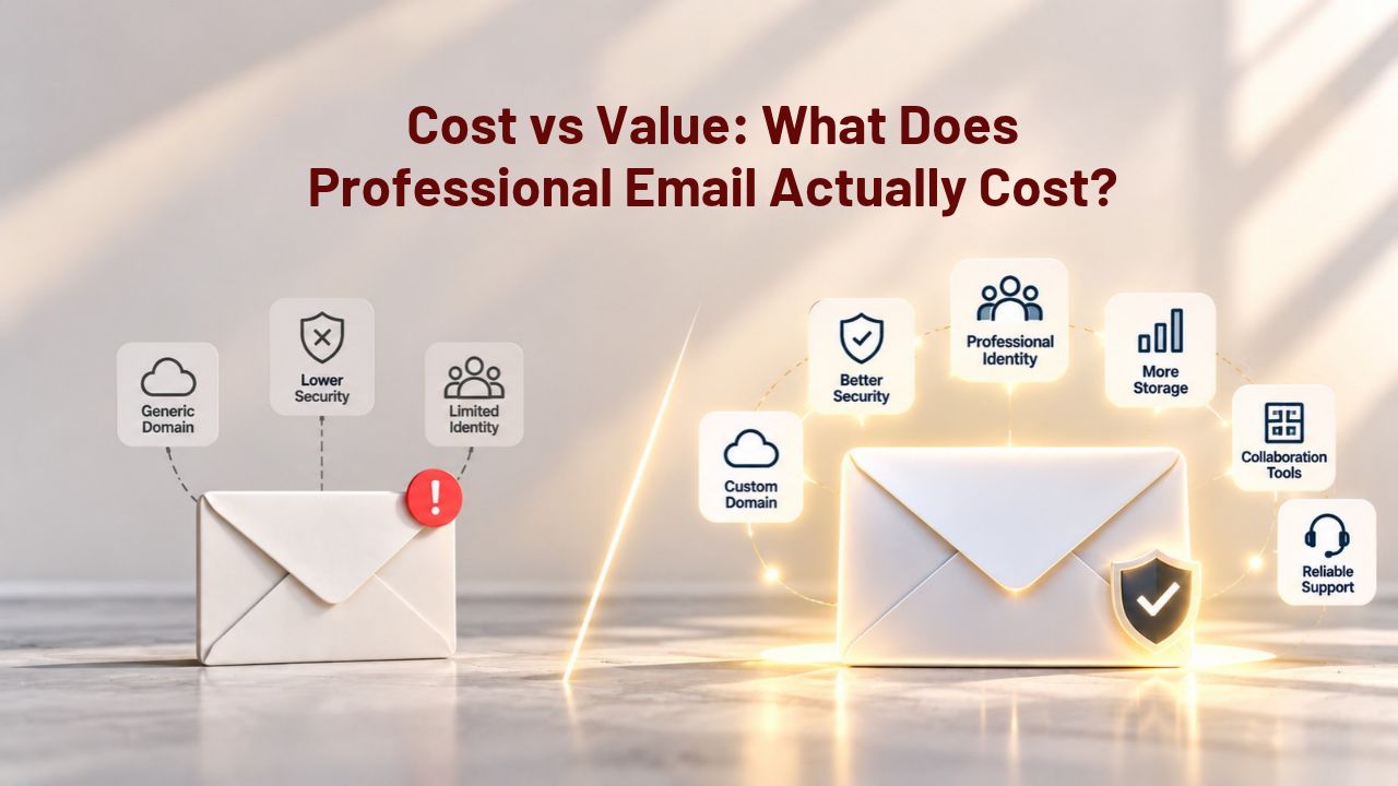 Cost vs. Value: What Does Professional Email Actually Cost?
