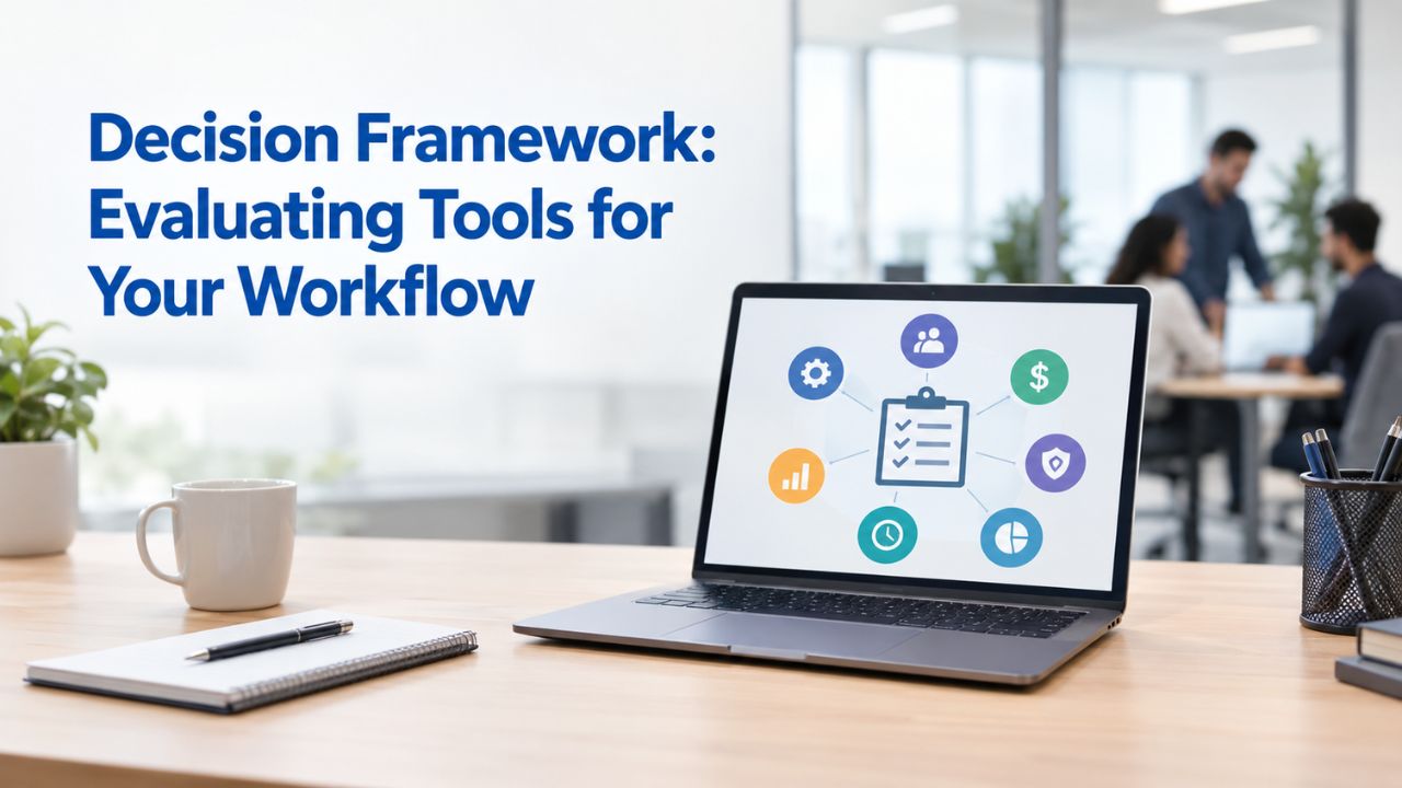 Decision Framework: Evaluating Tools for Your Workflow Decision Framework: Evaluating Tools for Your Workflow