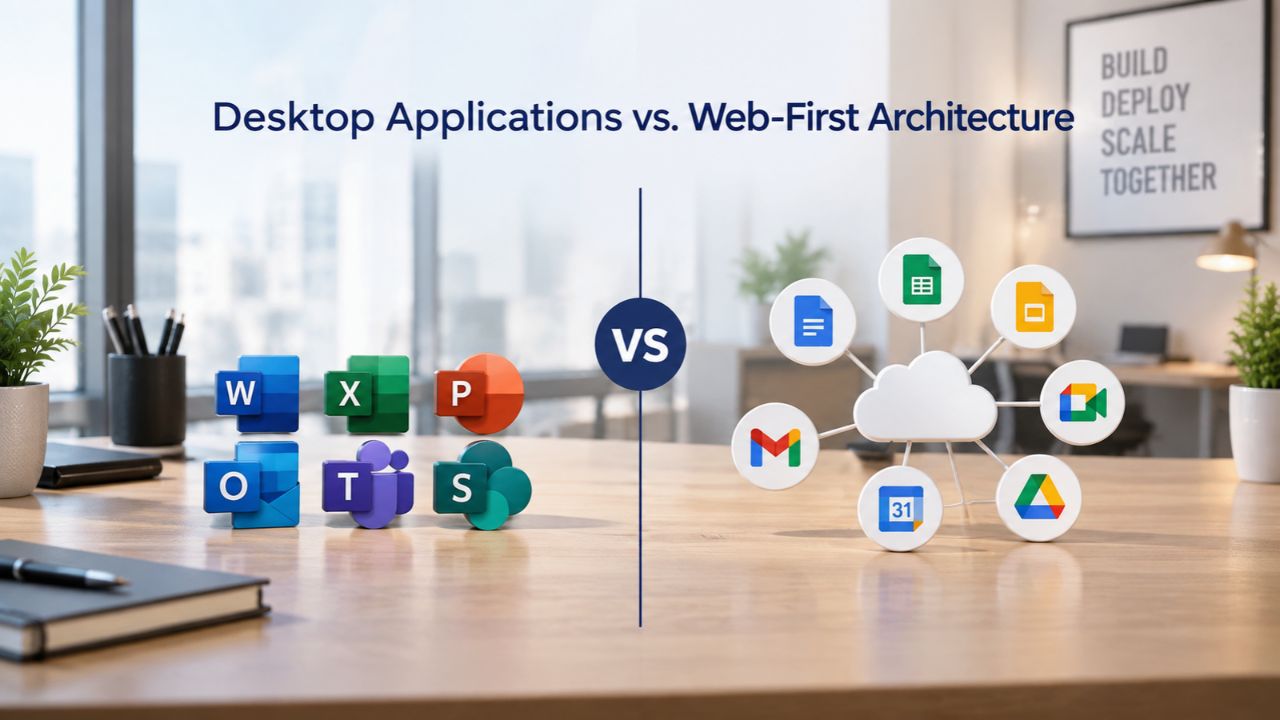 Microsoft 365 vs. Google Workspace: Which Is Better? Desktop Applications vs. Web-First Architecture