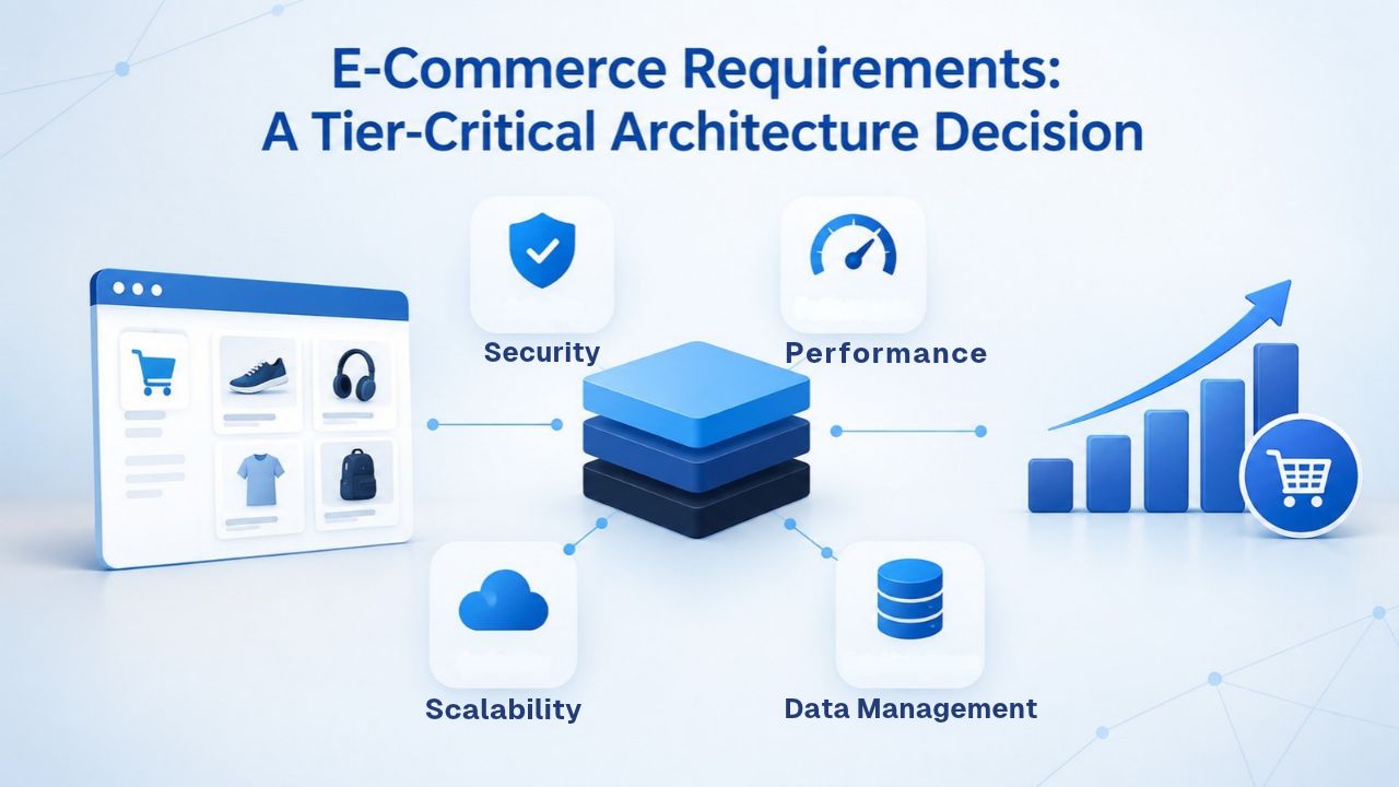 E-Commerce Requirements: A Tier-Critical Architecture Decision E-Commerce Requirements: A Tier-Critical Architecture Decision