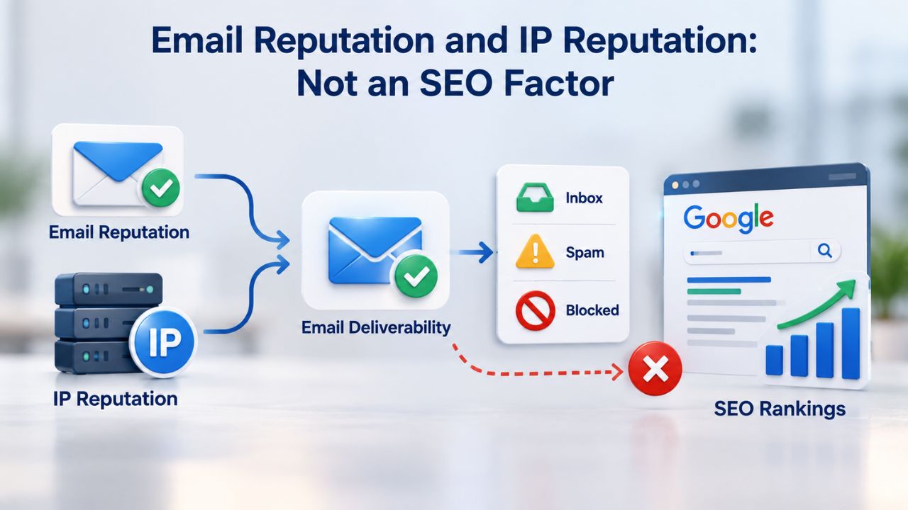 Email Reputation and IP Reputation: Not an SEO Factor Email Reputation and IP Reputation: Not an SEO Factor