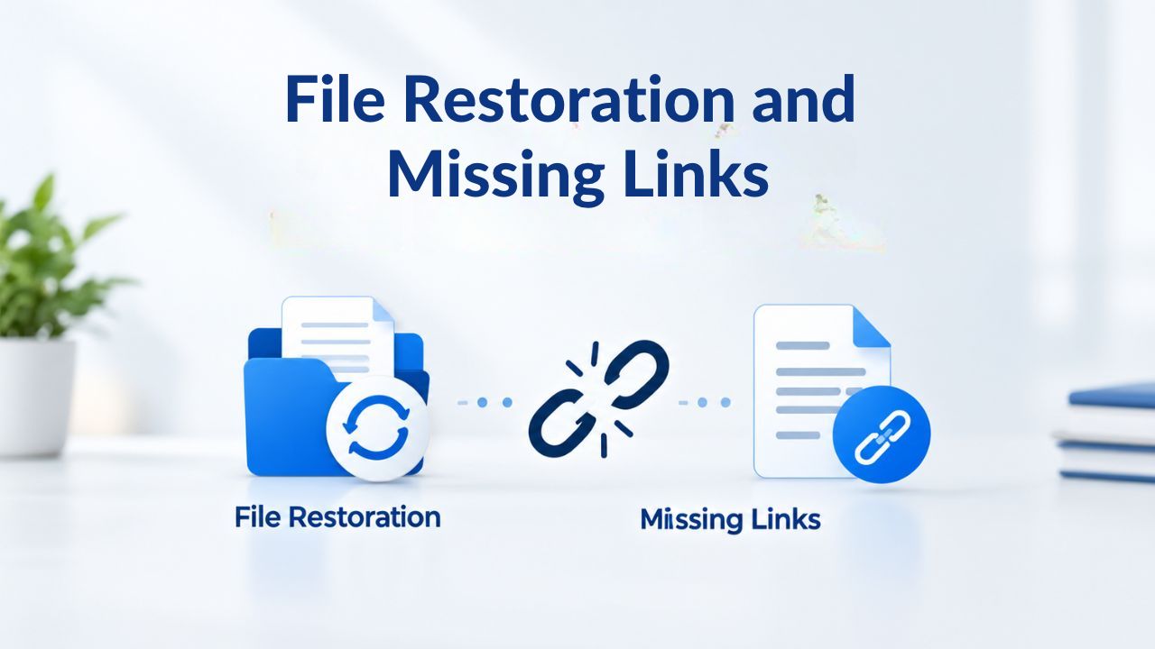 File Restoration and Missing Links File Restoration and Missing Links