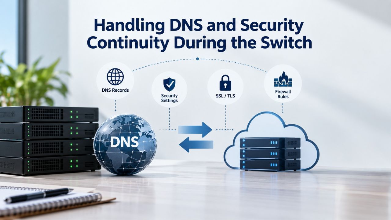 Handling DNS and Security Continuity During the Switch 