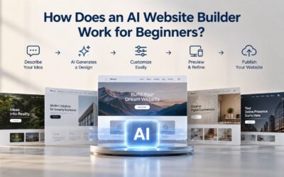 How Does an AI Website Builder Work for Beginners?