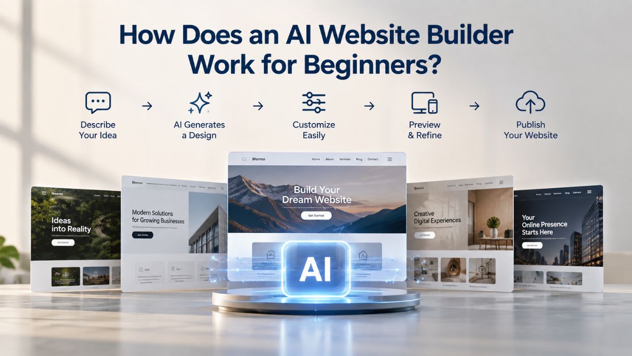 How Does an AI Website Builder Work for Beginners How Does an AI Website Builder Work for Beginners