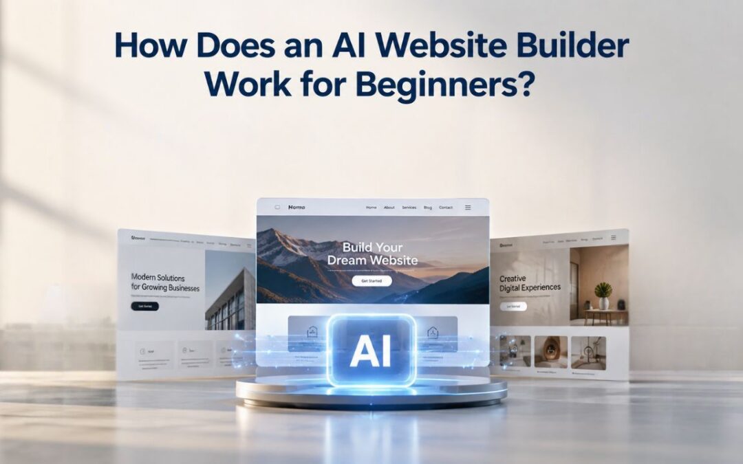 How Does an AI Website Builder Work for Beginners?