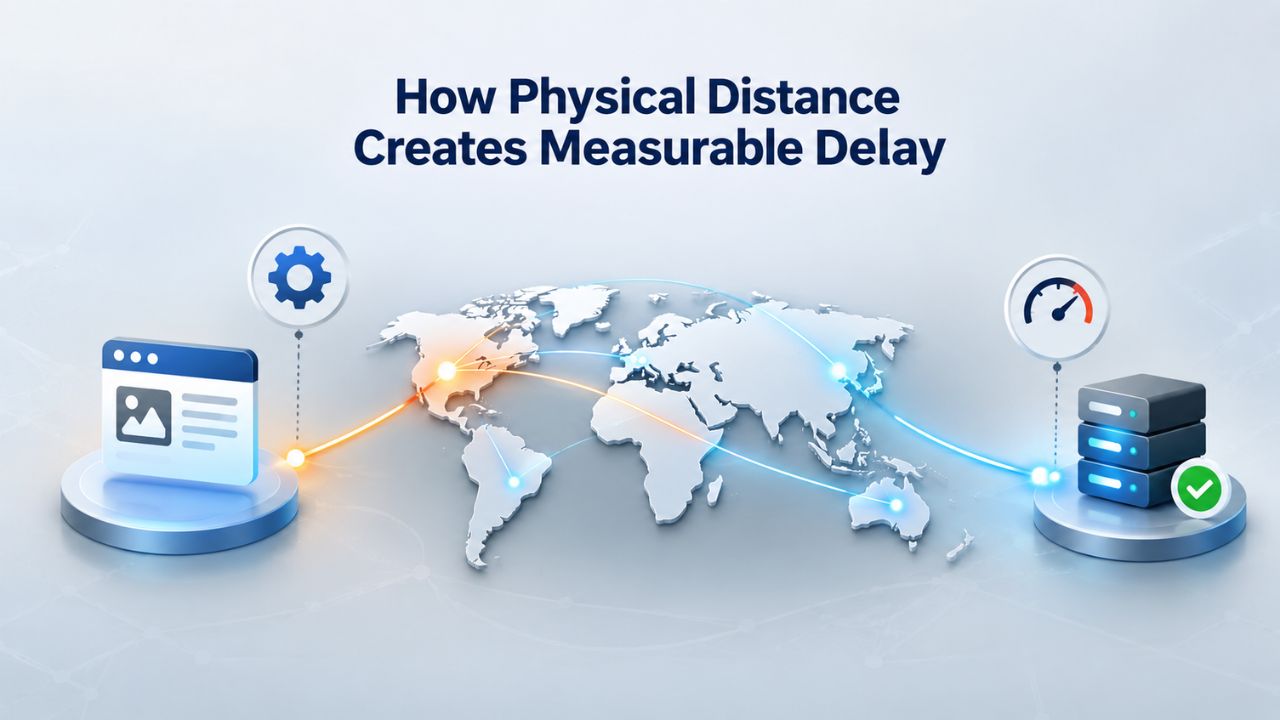 How Physical Distance Creates Measurable Delay How Physical Distance Creates Measurable Delay