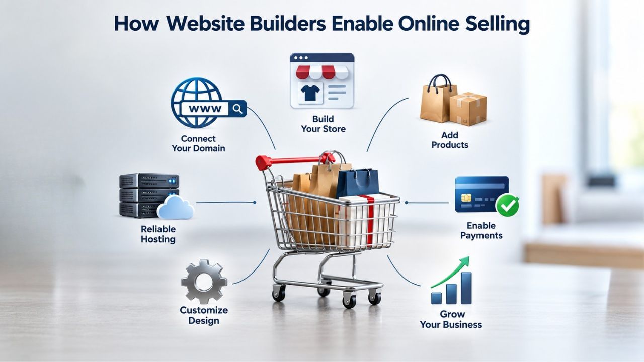 How Website Builders Enable Online Selling 