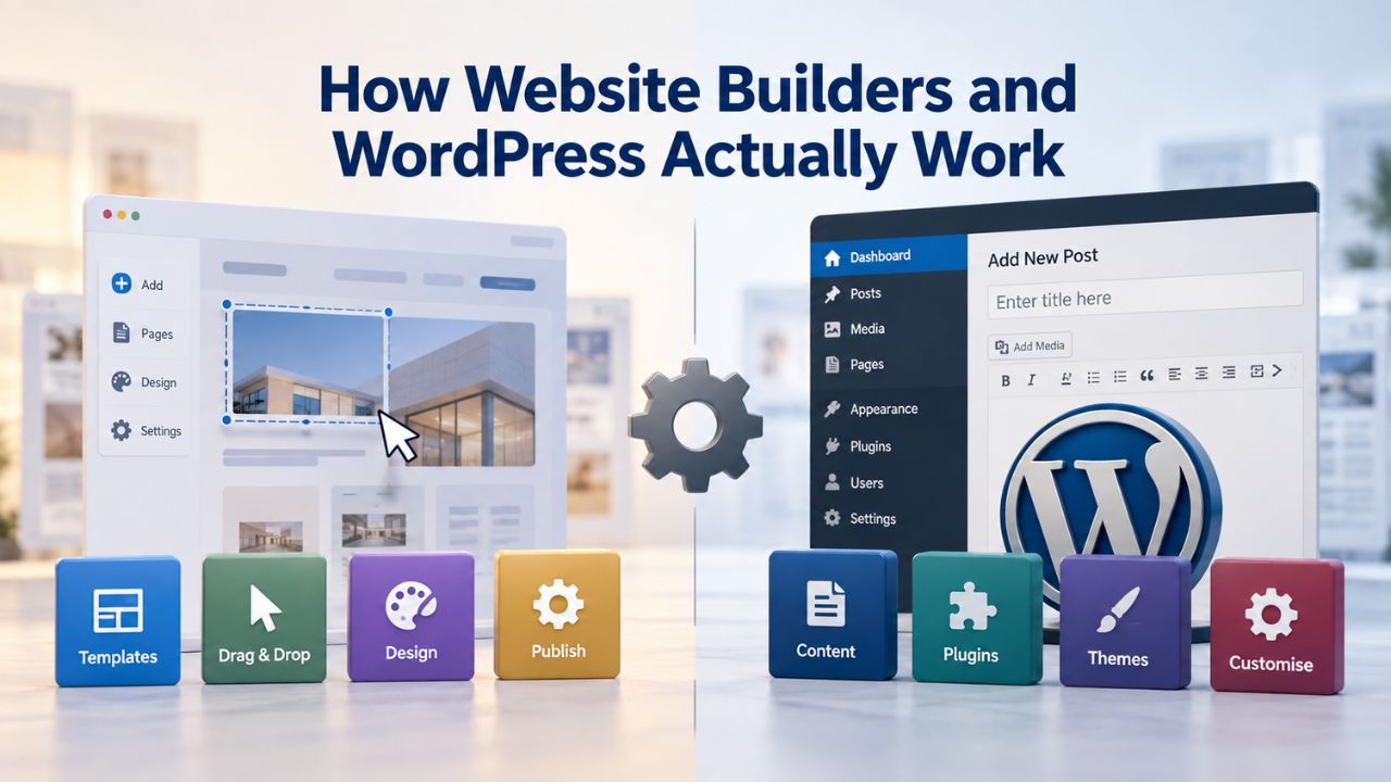How Website Builders and WordPress Actually Work How Website Builders and WordPress Actually Work
