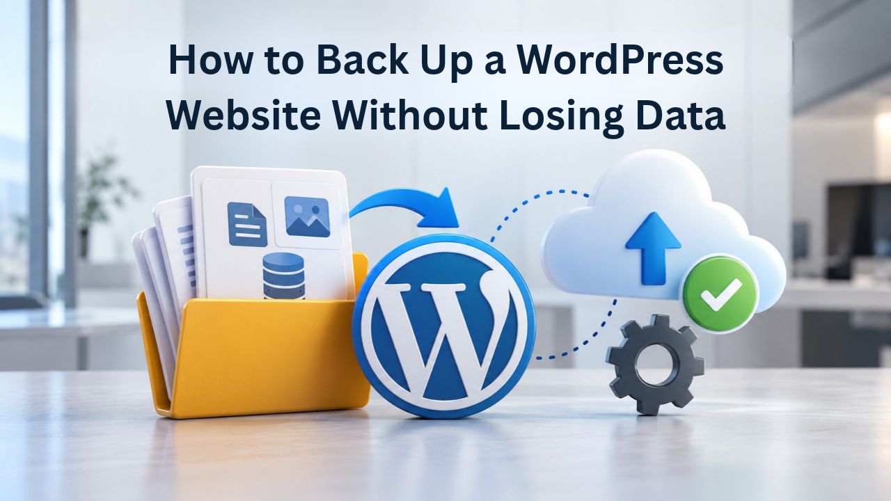 How to Back Up a WordPress Website Without Losing Data How to Back Up a WordPress Website Without Losing Data