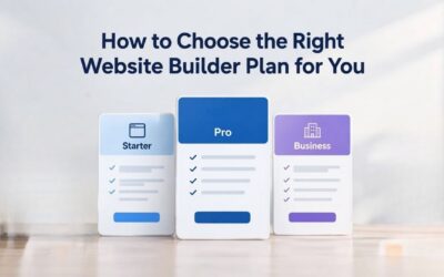 How to Choose the Right Website Builder Plan for You