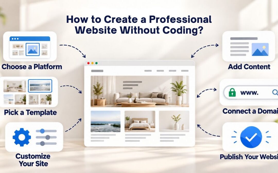 How to Create a Professional Website Without Coding?