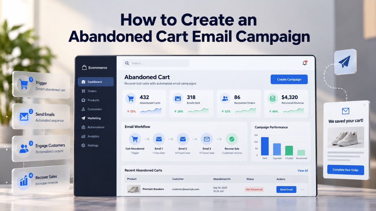 How to Create an Abandoned Cart Email Campaign