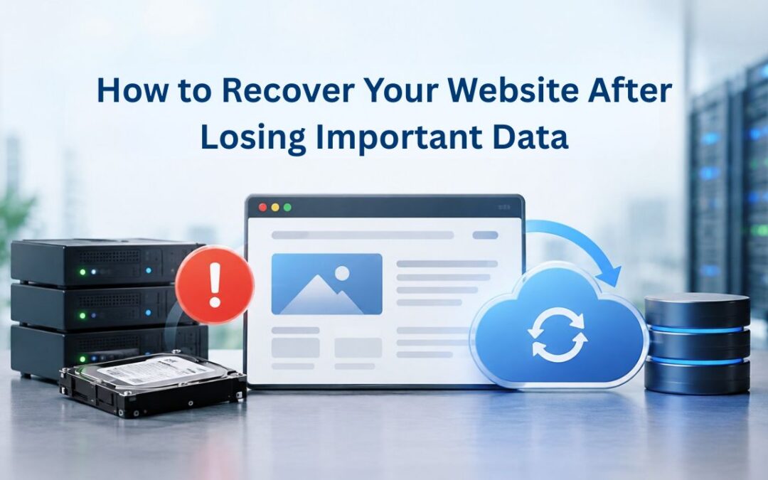 How to Recover Your Website After Losing Important Data