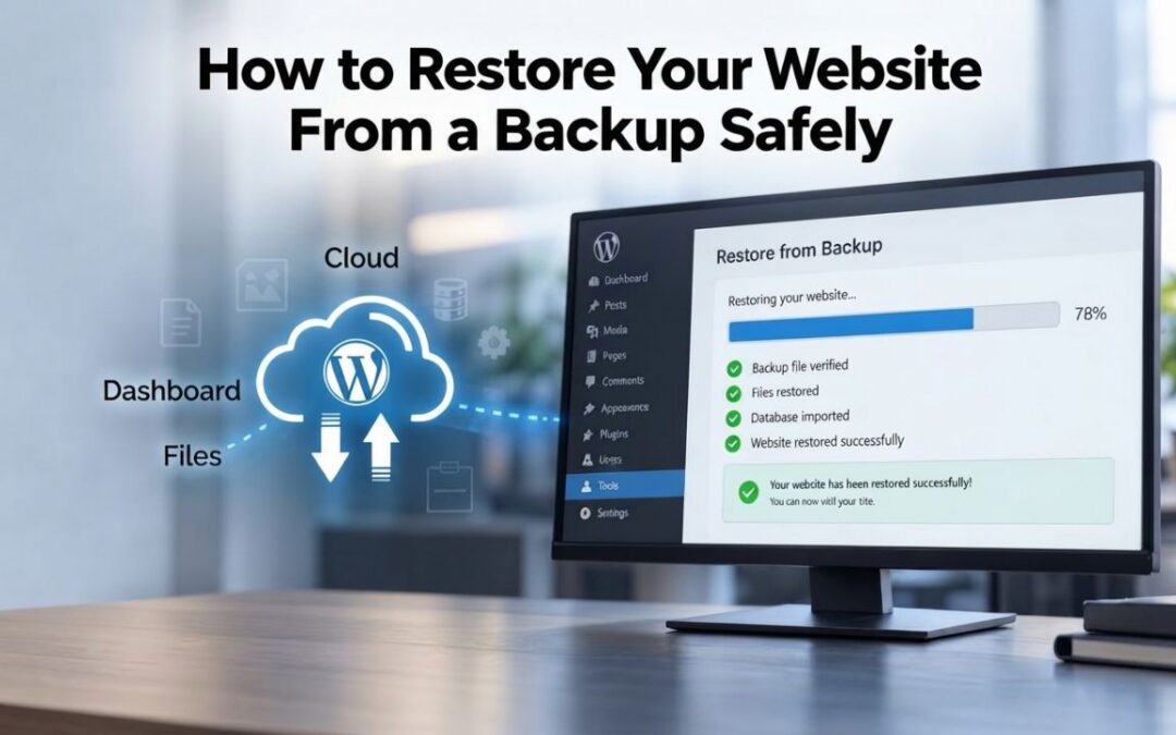 How to Restore Your Website From a Backup Safely