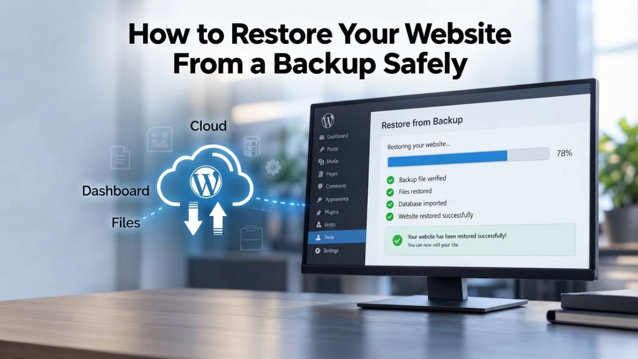 How to Restore Yours Website From a Backup Safely How to Restore Your Website From a Backup Safely