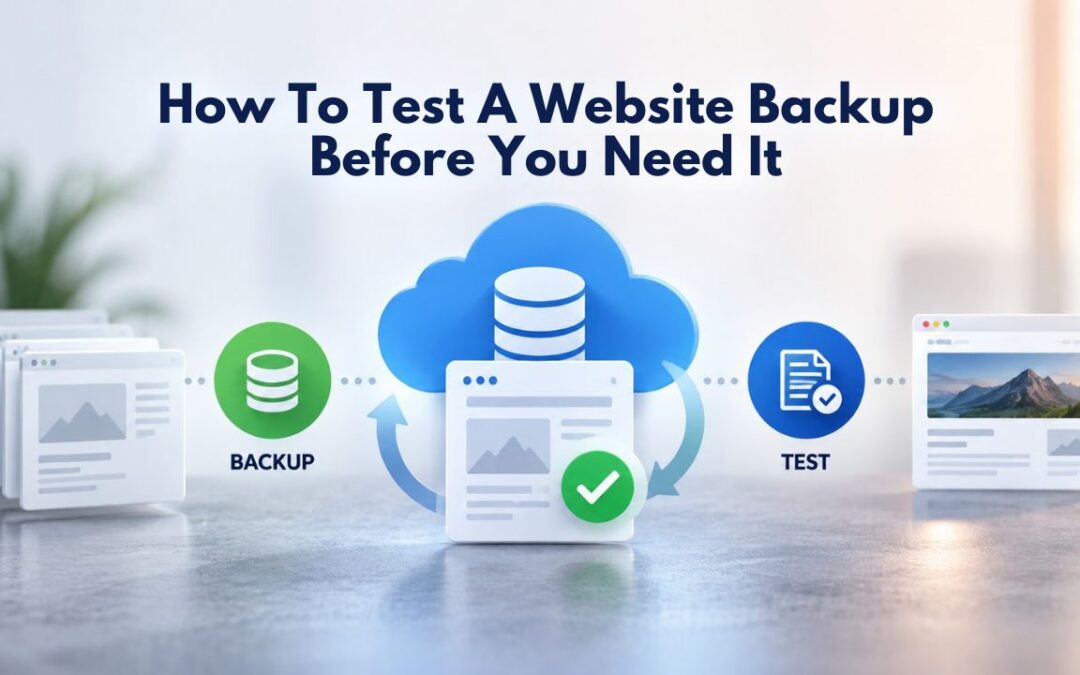 How to Test a Website Backup Before You Need It