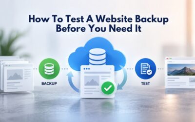 Blogs How to Test a Website Backup Before You Need It