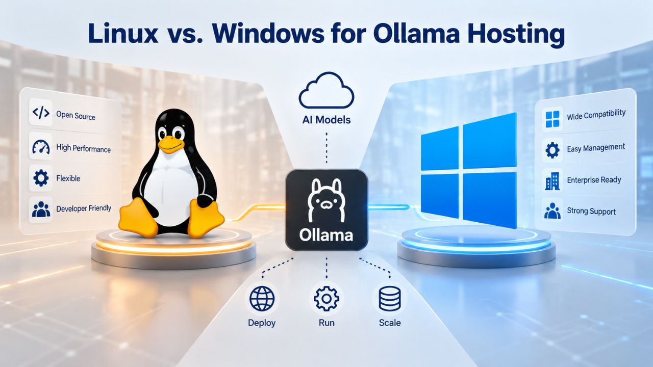 Linux vs. Windows for Ollama Hosting