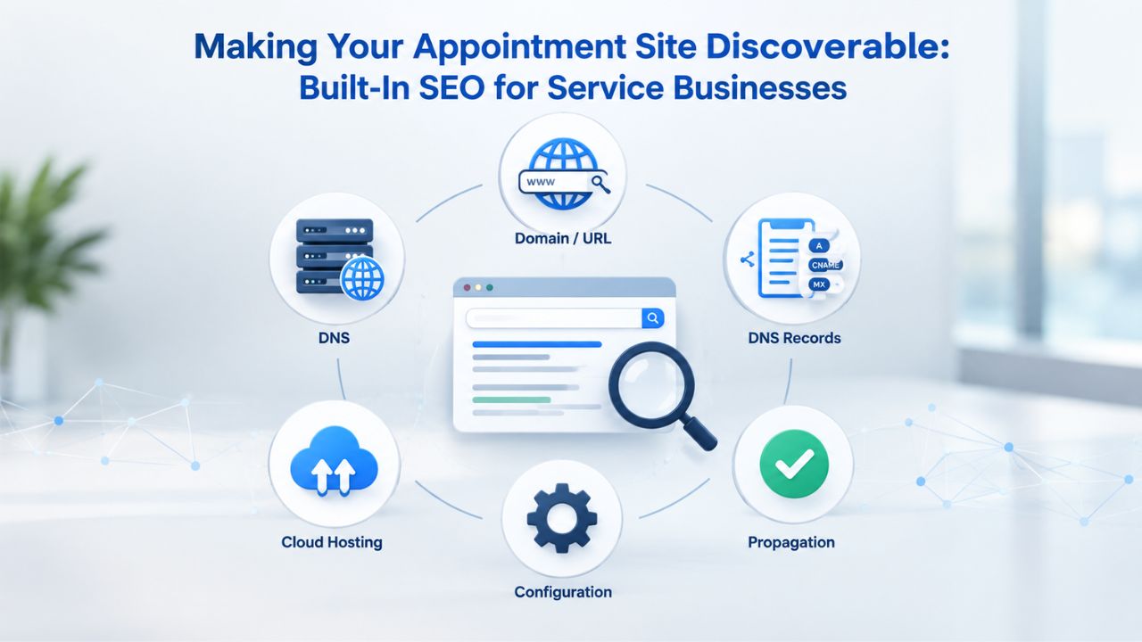 Making Your Appointment Site Discoverable: Built-In SEO for Service Businesses Making Your Appointment Site Discoverable: Built-In SEO for Service Businesses