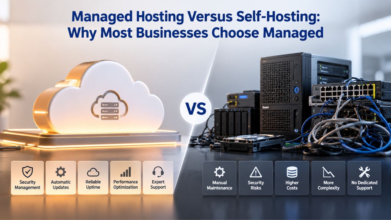Managed Hosting Versus Self-Hosting: Why Most Businesses Choose Managed Managed Hosting Versus Self-Hosting: Why Most Businesses Choose Managed