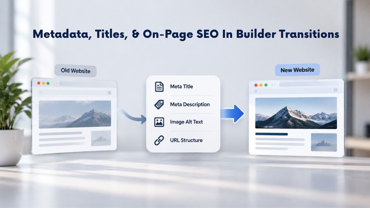 Metadata, Titles, and On-Page SEO in Builder Transitions Metadata, Titles, and On-Page SEO in Builder Transitions