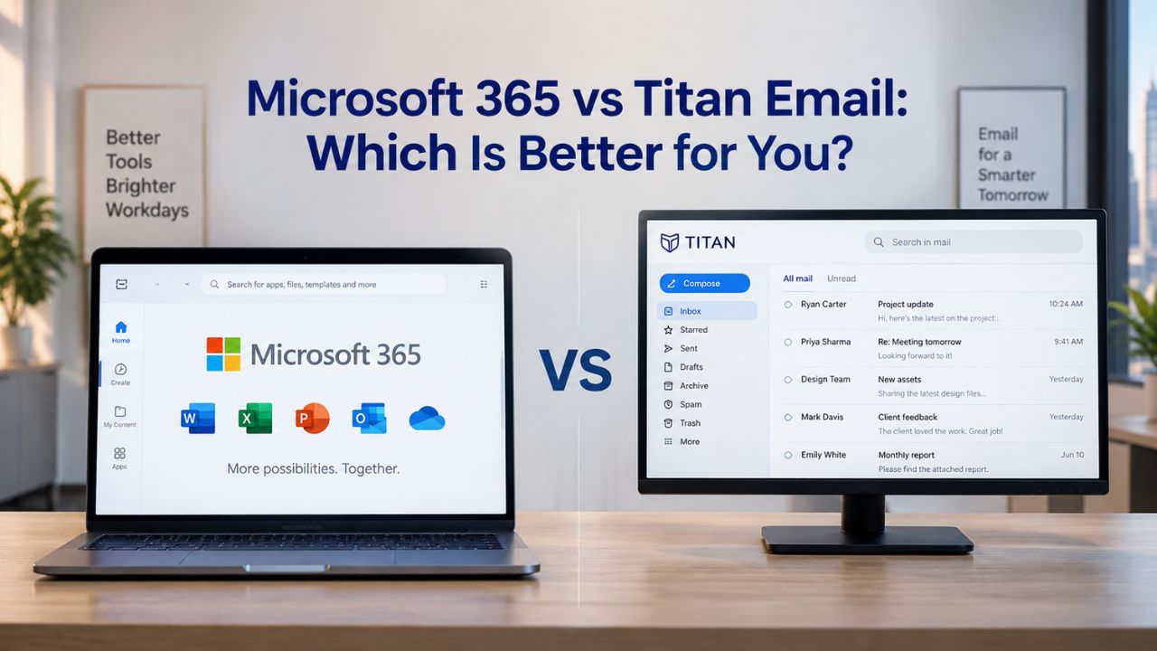 Microsoft 365 vs Titan Email Which Is Better for You