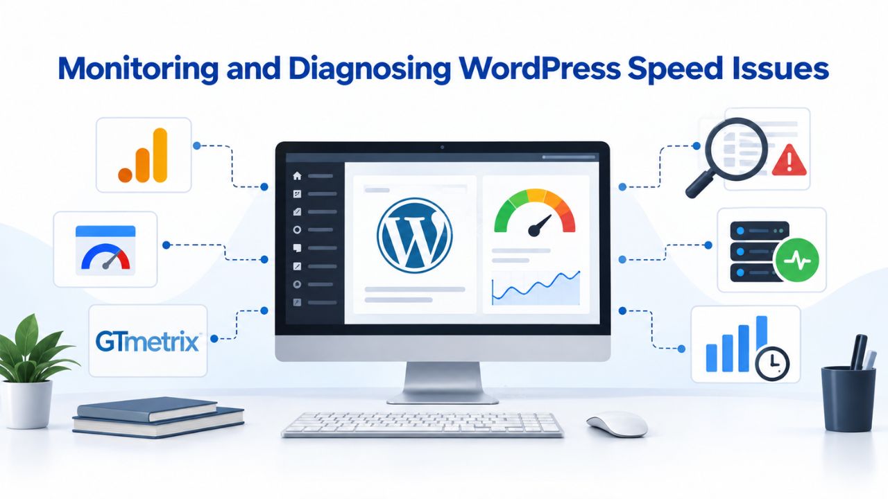 How to Speed Up a Slow WordPress Website Using Hosting Monitoring and Diagnosing WordPress Speed Issues