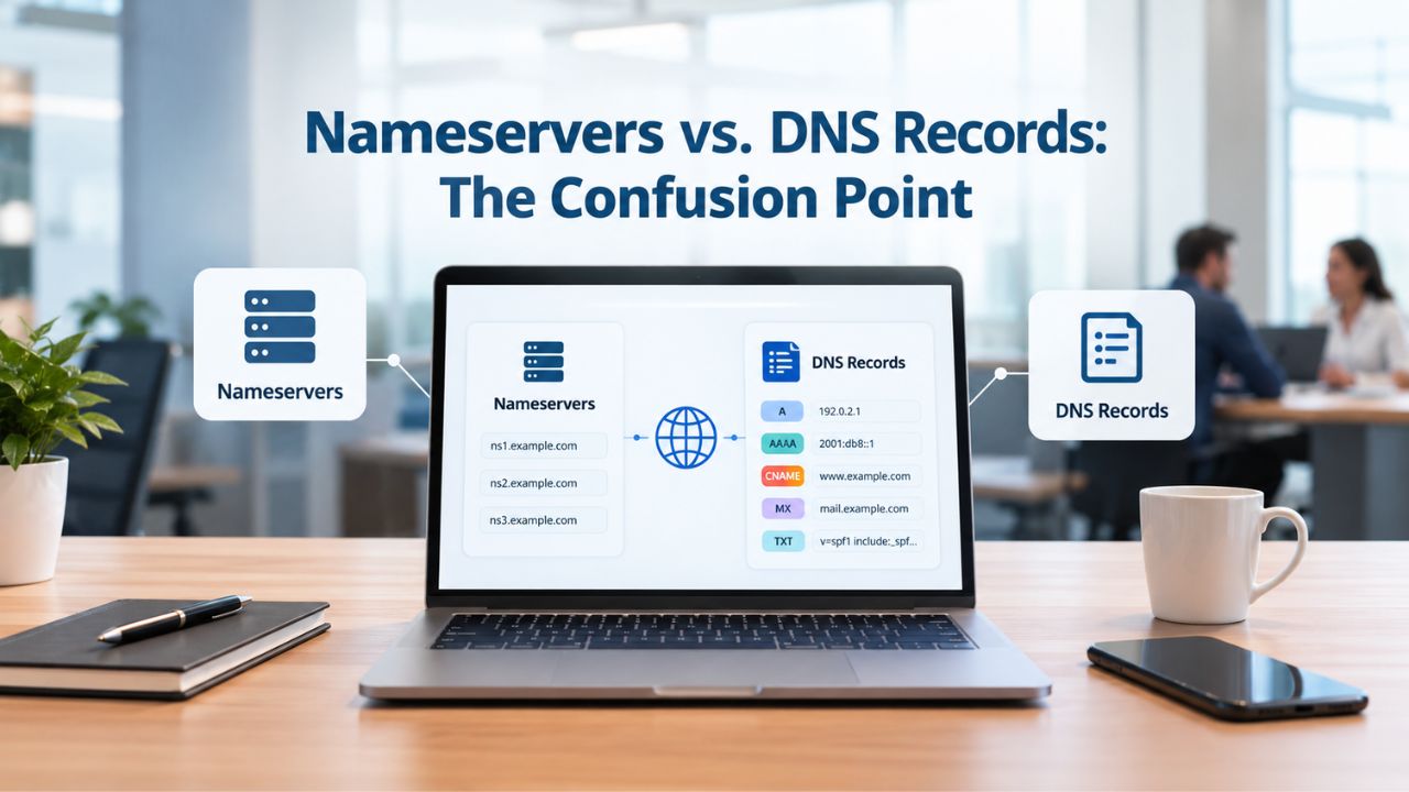 Nameservers vs. DNS Records: The Confusion Point Nameservers vs. DNS Records: The Confusion Point